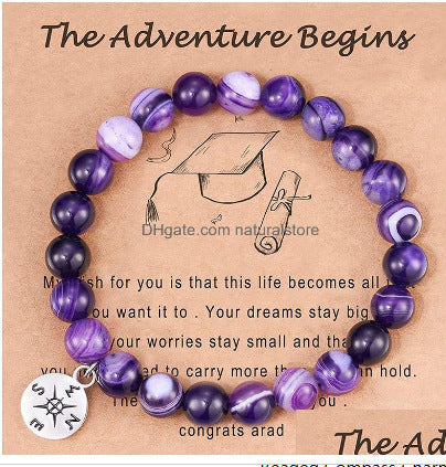 Minimalist Cat's Eye Letter Bracelet for Unisex