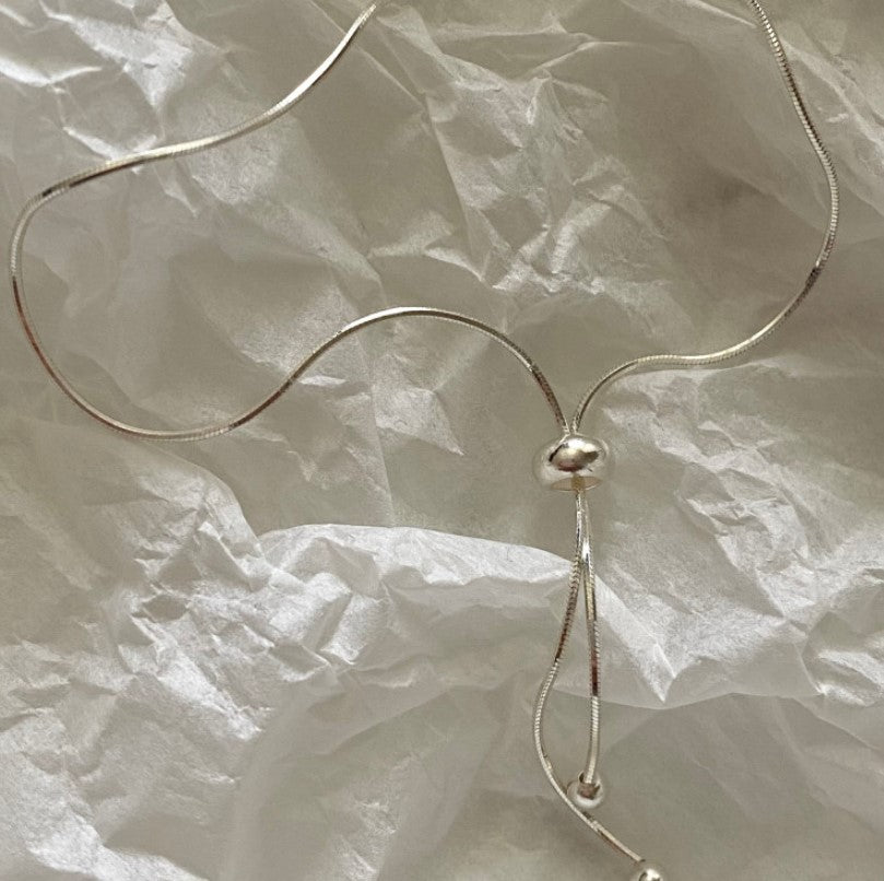 Pulsera de cadena de serpiente minimalista de plata de ley 925 para mujer con acabado chapado