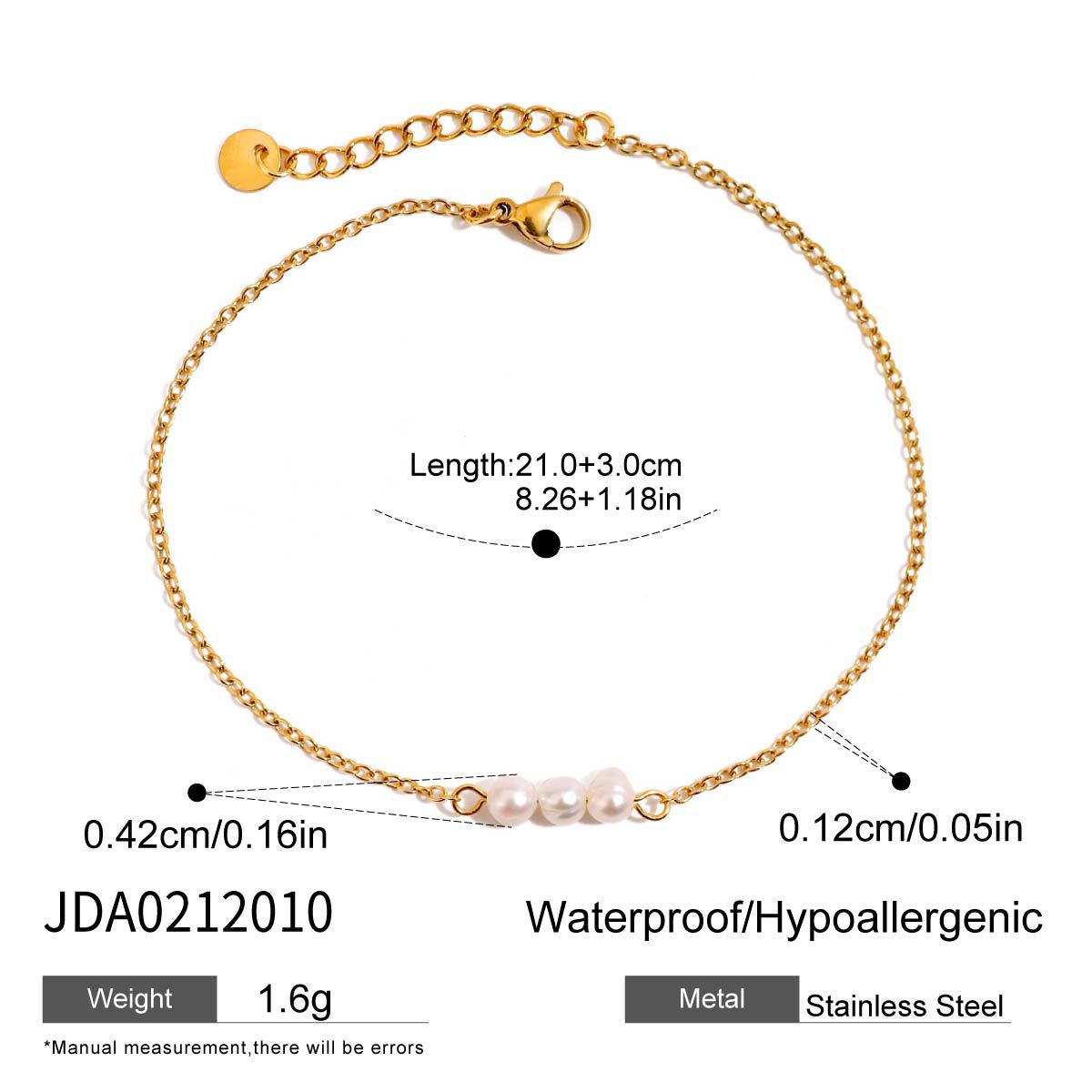 Pendientes de botón minimalistas geométricos de acero de titanio con circonita y perlas de imitación para mujer