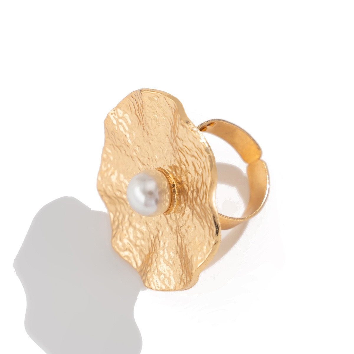 Fashion Minimalist Geometric Bow Alloy Plated Ring Set for Women