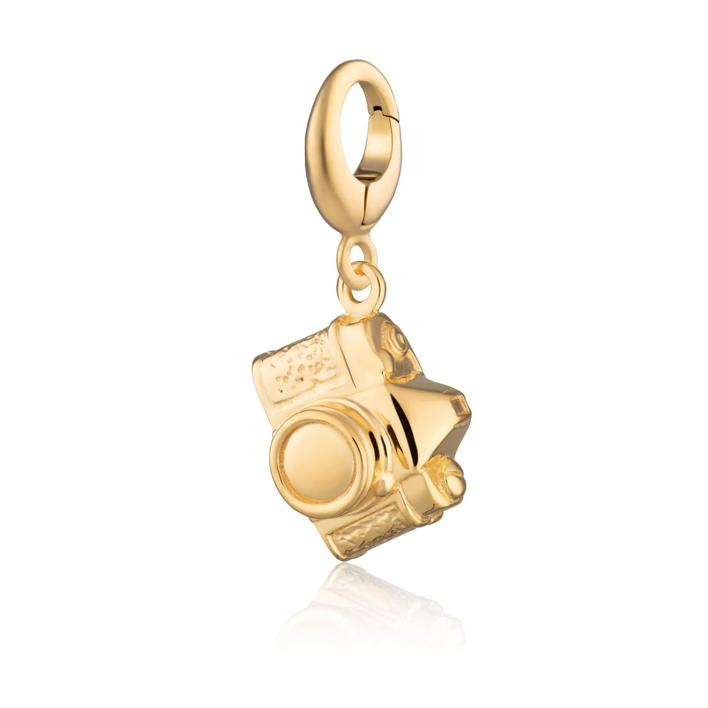 Minimalist Vintage Gold Plated Brass Geometric Charm Bar