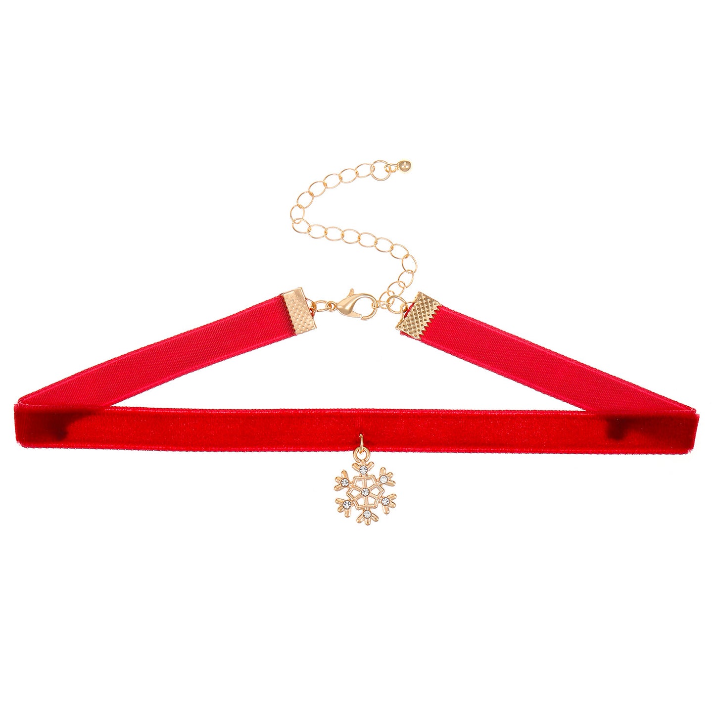 Collana girocollo vintage natalizia da donna con ciondolo a campana in lega, design geometrico, finitura galvanica, nastro in velluto regolabile