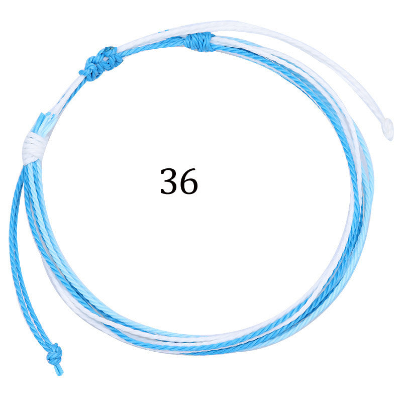 Handmade Braided Heart Nylon Friendship Bracelet Unisex