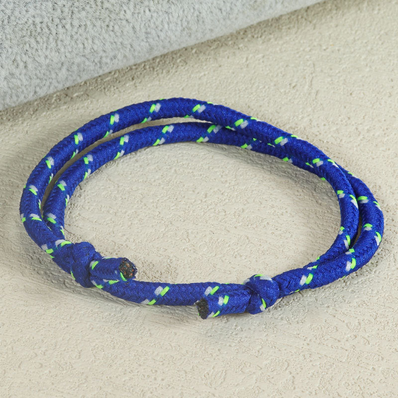 Fashion Geometric Star Pattern Woven Friendship Bracelet Adjustable Cord Handmade Gift for Teens Unisex