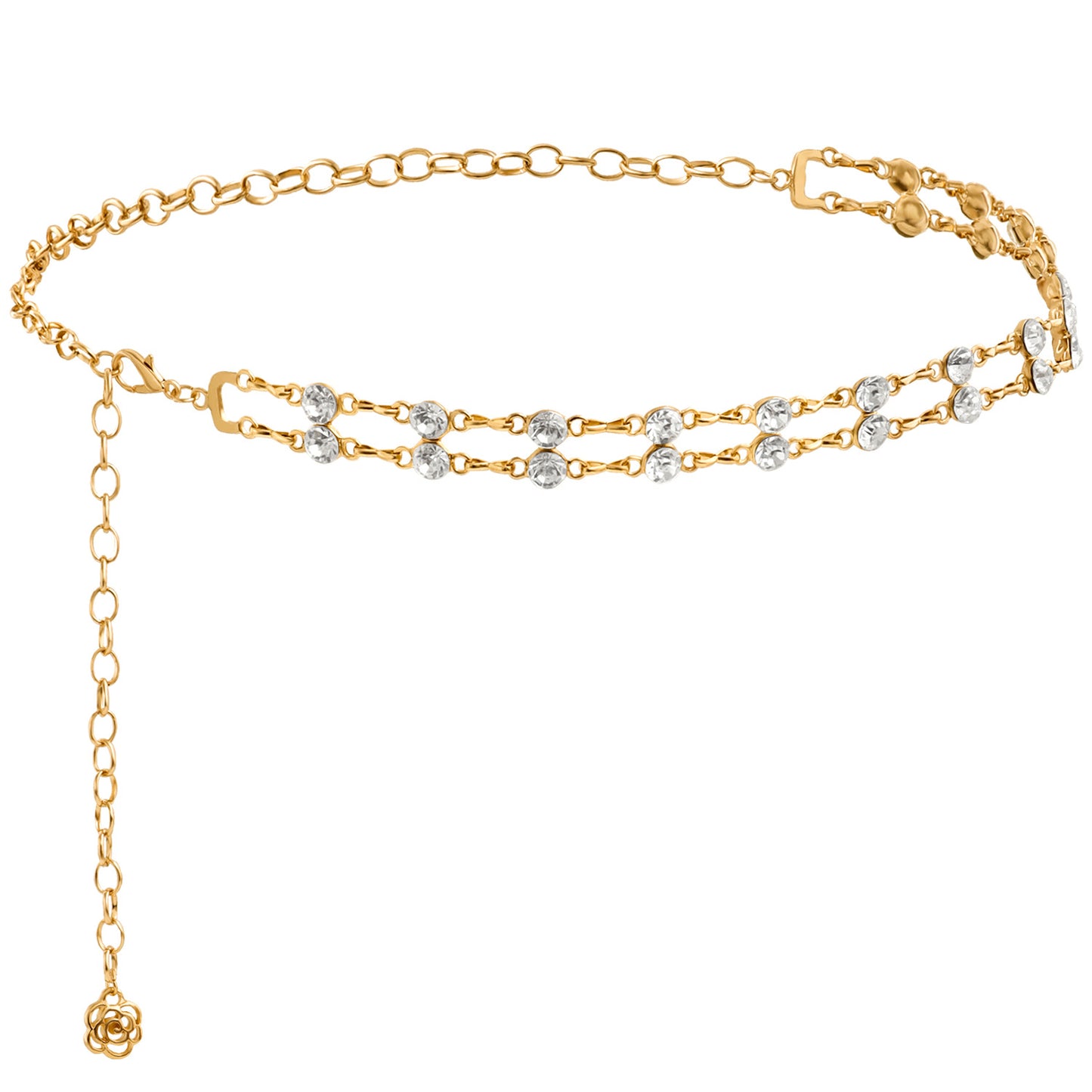 Punk Streetwear Sun Moon Metal Body Chain for Women