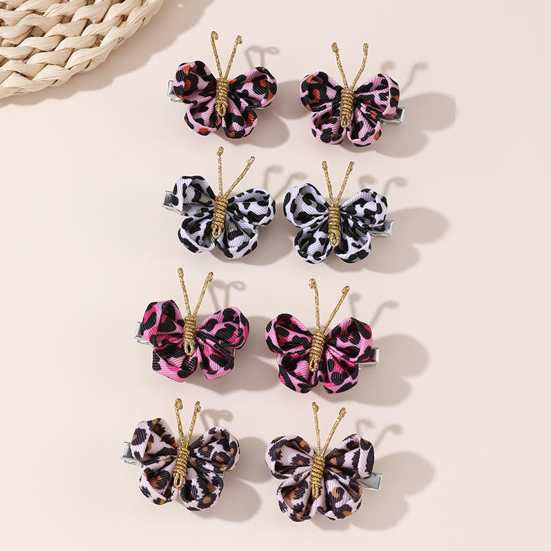 Natural Style Bow-Shaped Polyester Hair Clip for Girls with Ruffled and Mesh Details, Duckbill Hairpin in Princess Collection