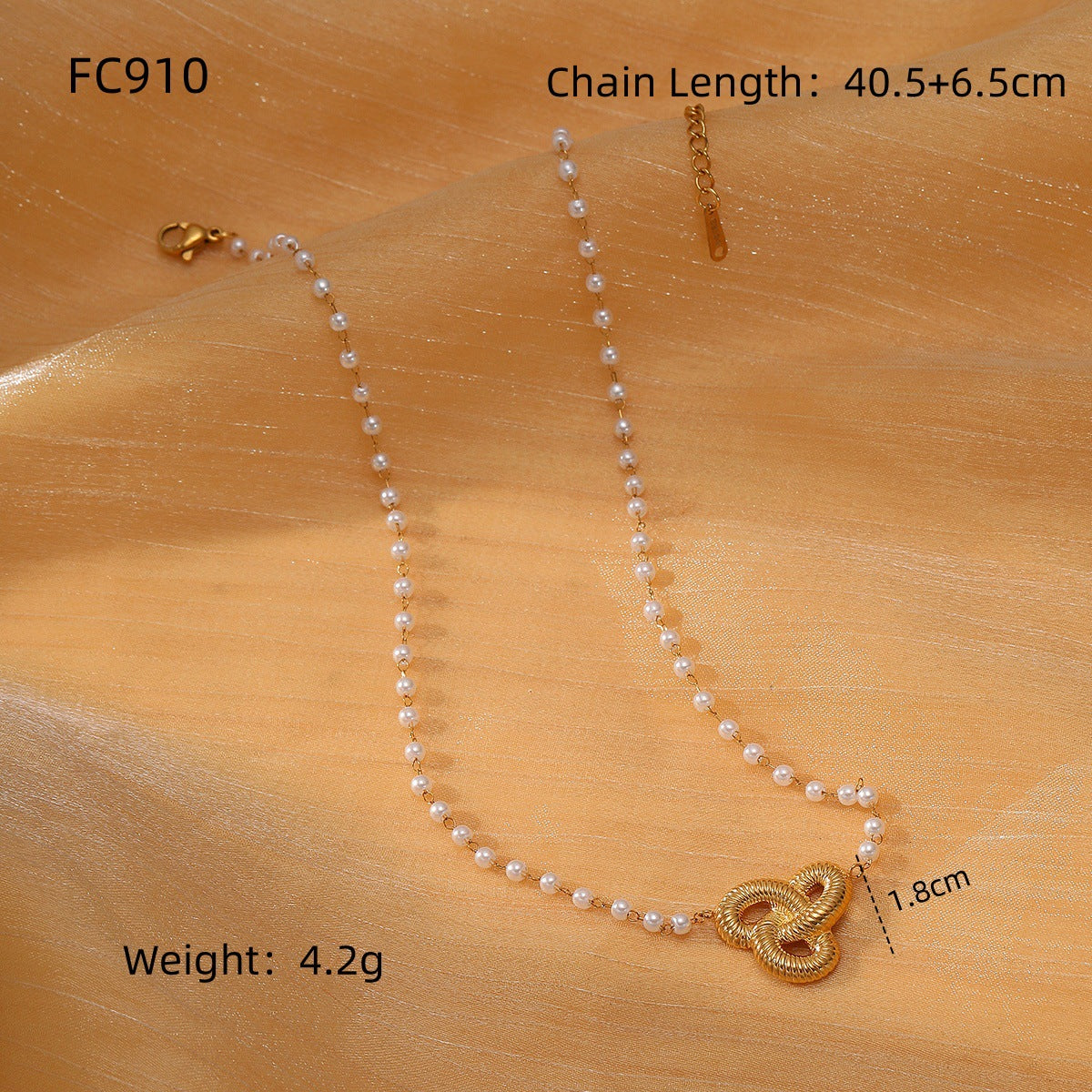 Minimalist Bow-Shaped Titanium Steel Necklace for Women with Plated Finish and Stainless Steel Pendant