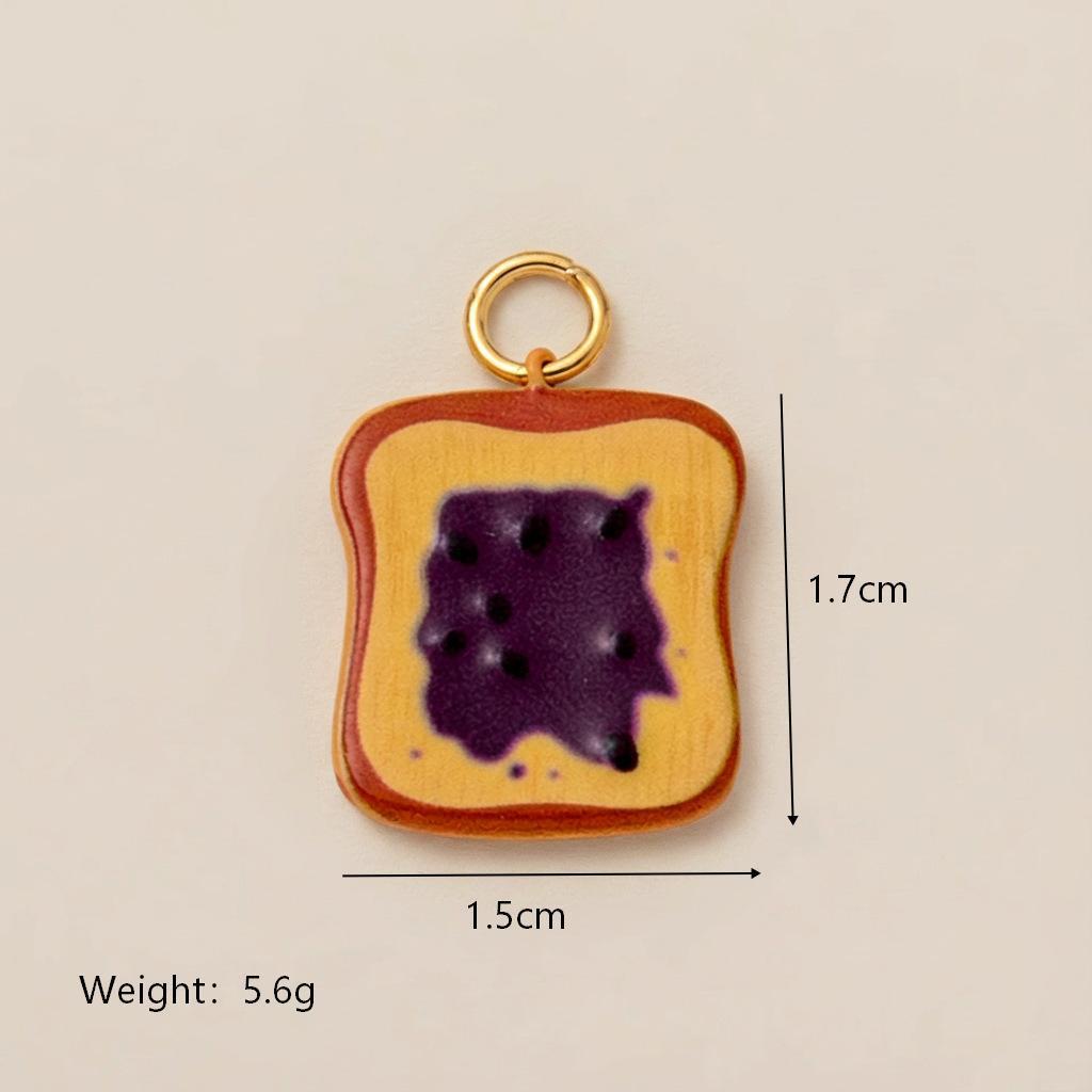 Sweet Plated Brass Apple Charm Bar