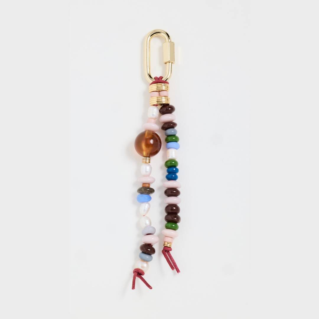 Vintage Alloy Plated Cherry Knot Bag Charm