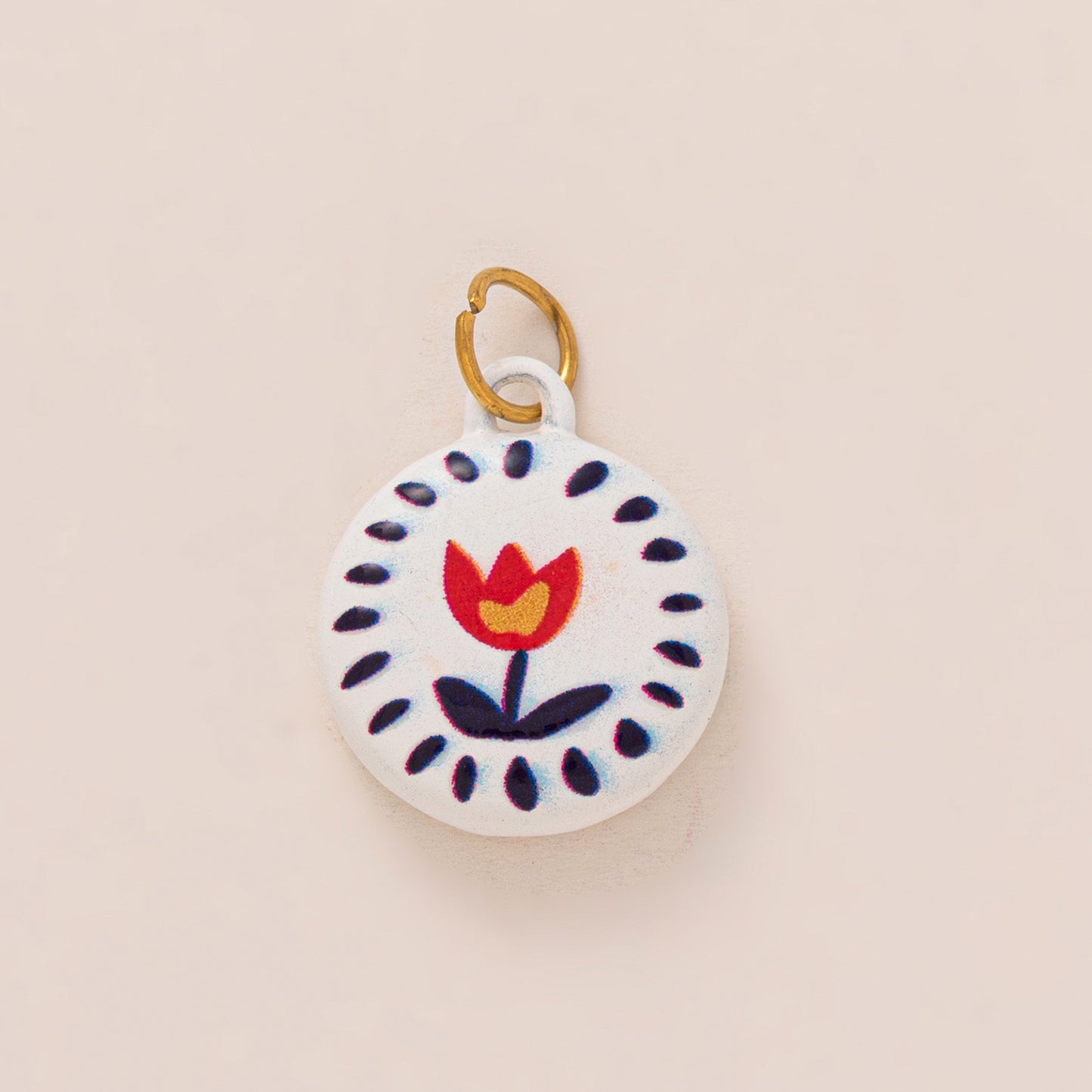 Vintage PVD 18K Gold Plated Stainless Steel Pendant Charm Bar for Women