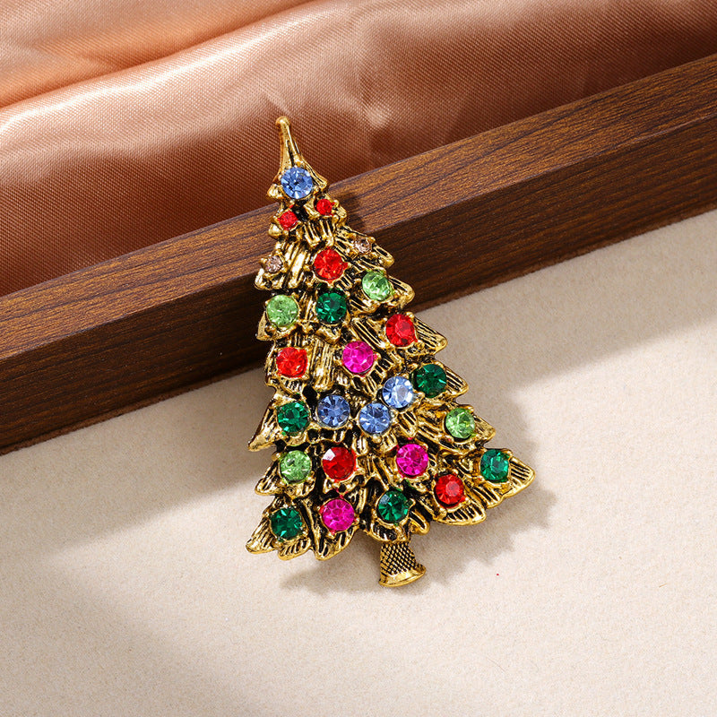 Spilla Creativa a Cartone Animato per Regali di Natale, Spilla in Lega con Finitura Placcata, Accessorio Unisex per le Feste