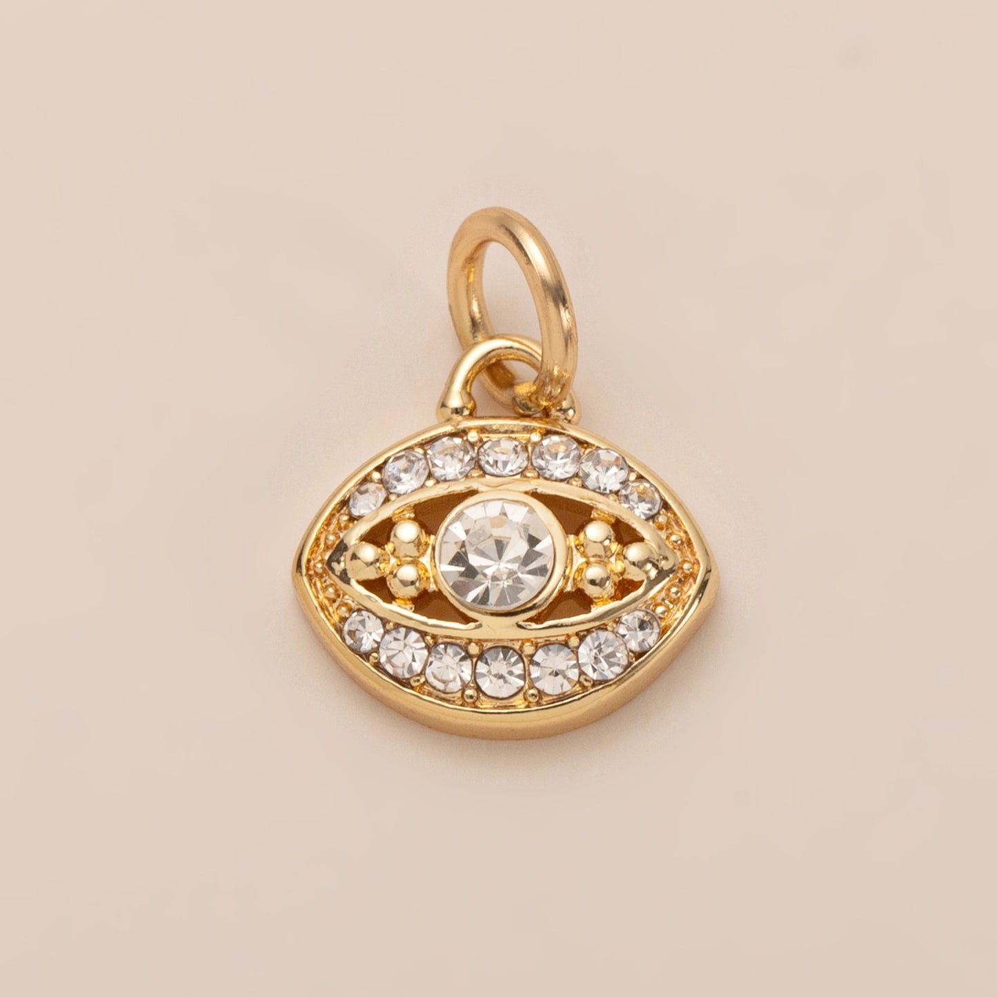 Gold Plated Brass Animal Charm Bar for DIY Shoes and Cup Accessories