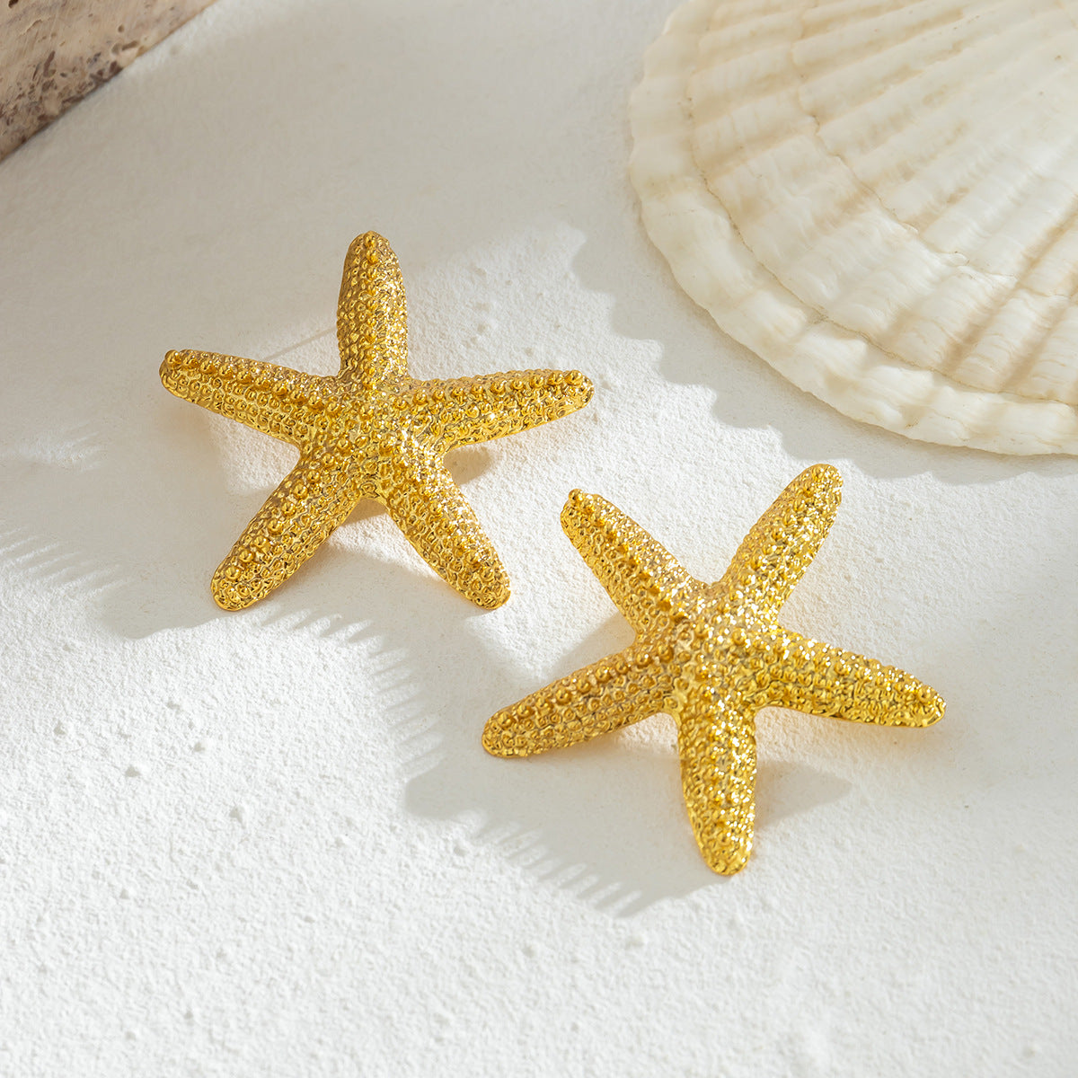 Exaggerated Star Pendant Necklace Alloy Beach Ocean Style Women's Jewelry