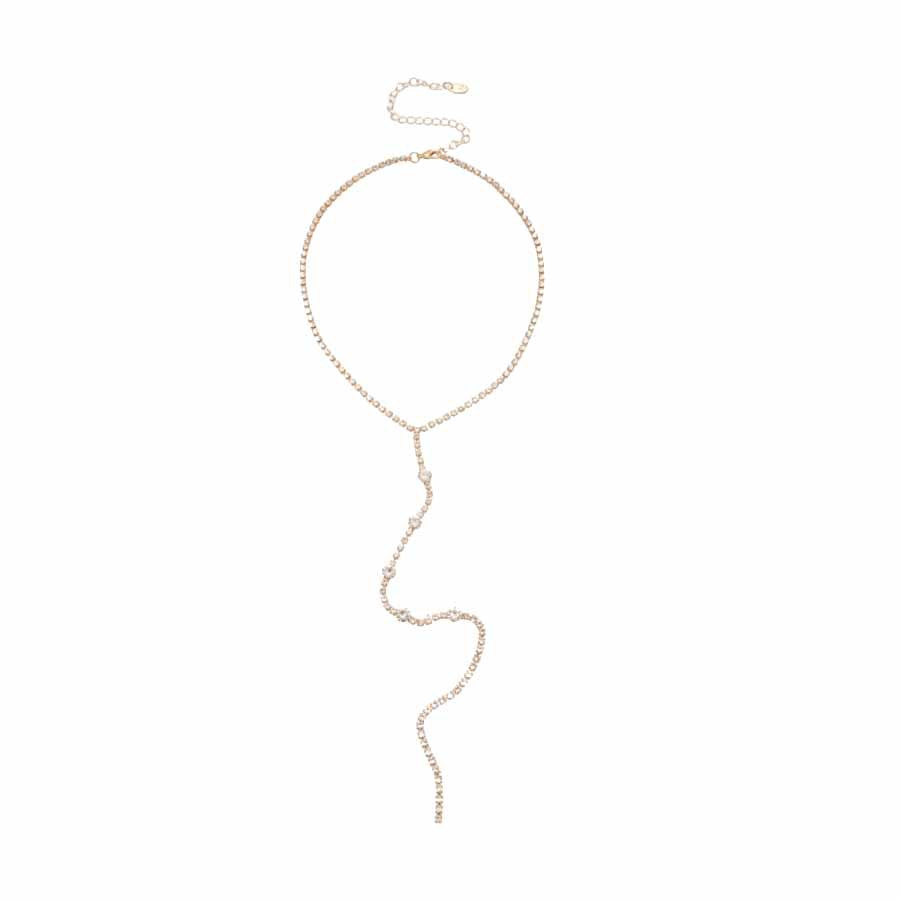 Collana con ciondolo rotondo con frange, tempestata di strass, stile bohémien elegante per donna - Delicata catena per clavicola e leggera catena per maglione