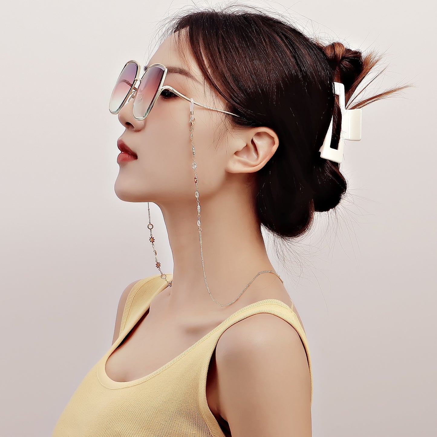Elegant Casual Metal Chain for Masks and Glasses