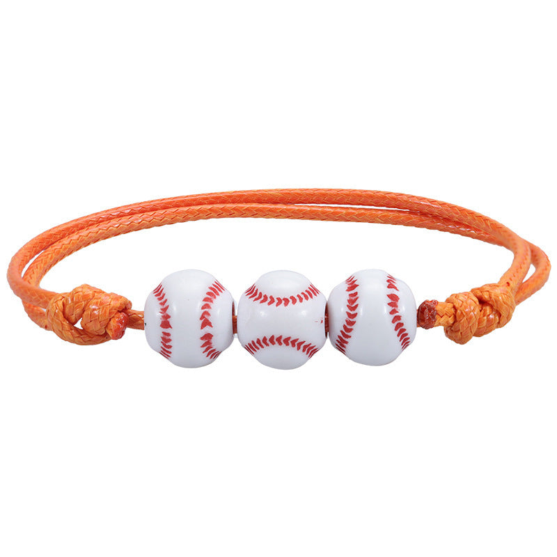 Sporty Unisex Resin Braided Bracelet