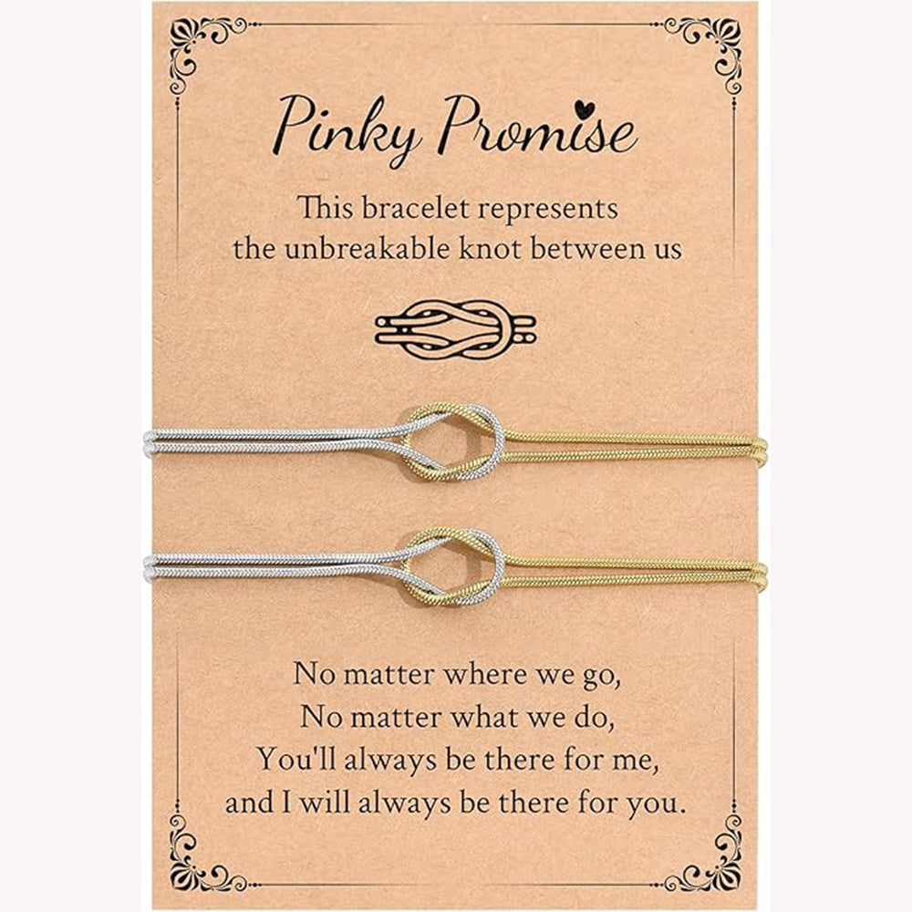 Minimalist Geometric Infinity Paperclip Chain Bracelet for Women