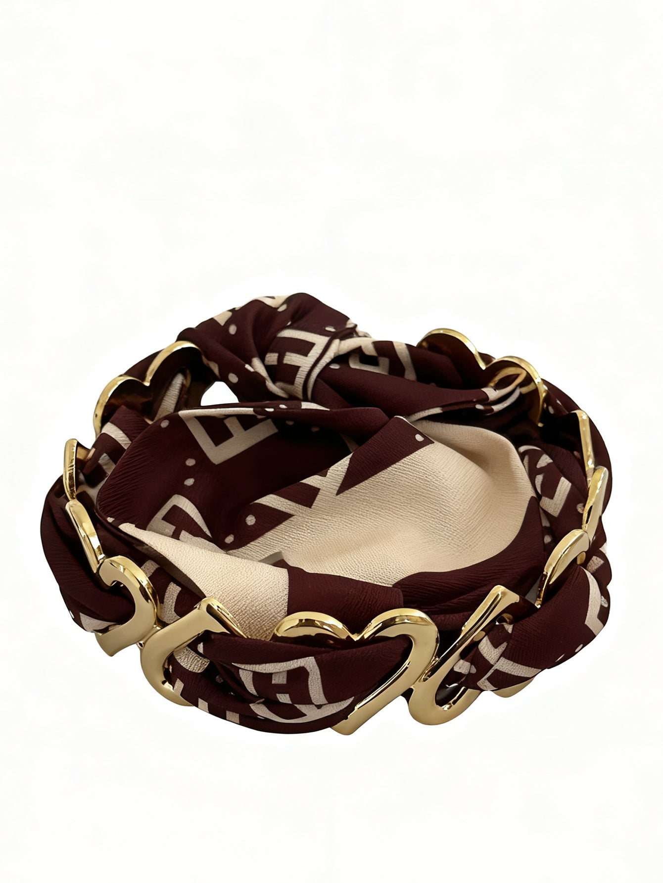 Bracciale rigido in acciaio inossidabile placcato vintage etnico con cuore geometrico