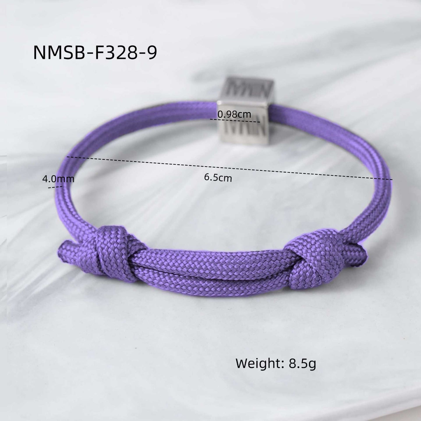 Bracciale Intrecciato Regolabile in Stile Ufficio alla Moda in Acciaio al Titanio con Finitura Galvanizzata da Donna