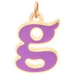 Minimalist Letter Shape Stainless Steel Necklace with Enamel Finish and 18K Gold Plating