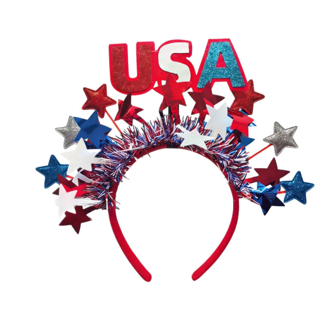 Star Resin Headband for USA Independence Day Party
