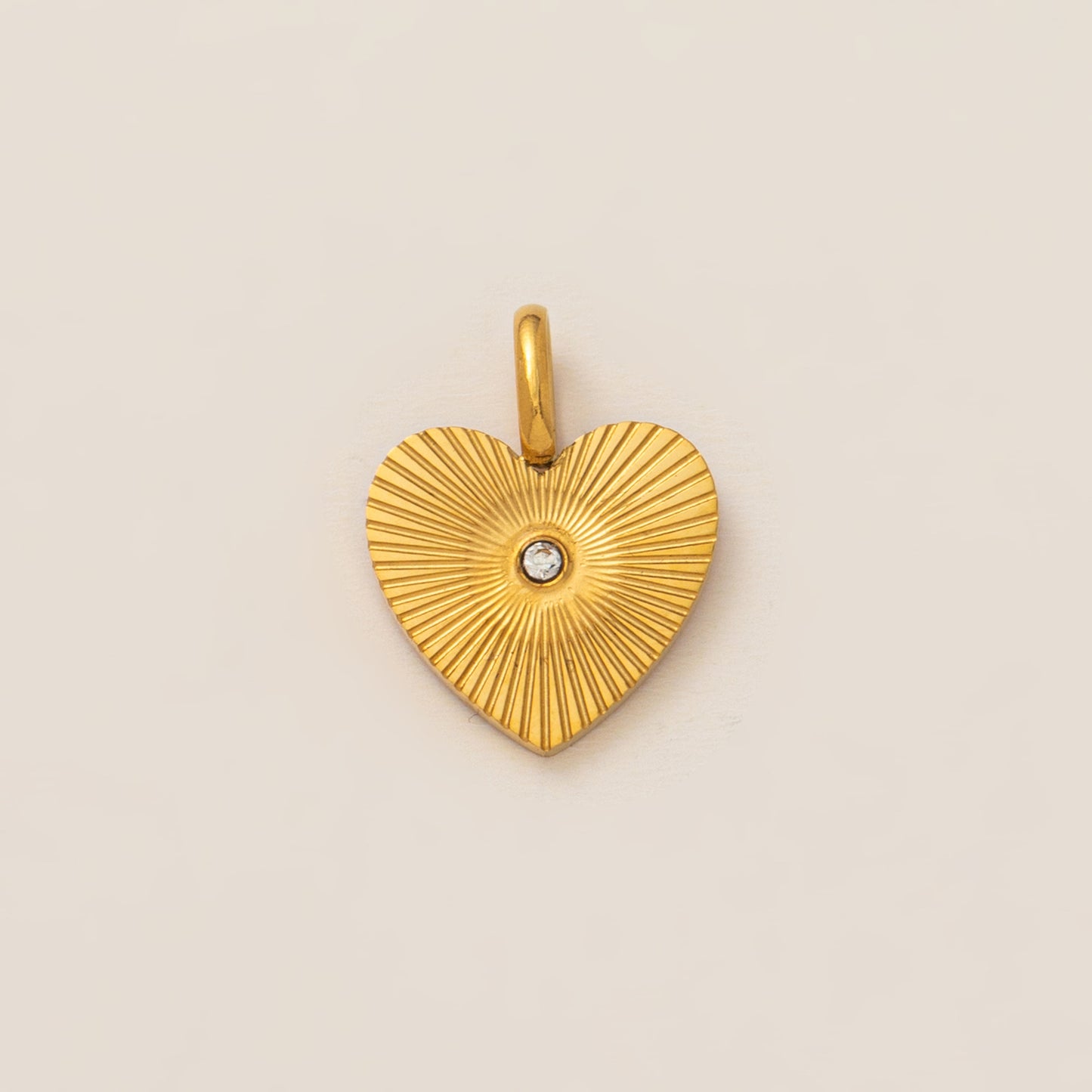 Minimalist 18K Gold Plated Brass Heart Round Square Geometric Pendant Necklace for Unisex