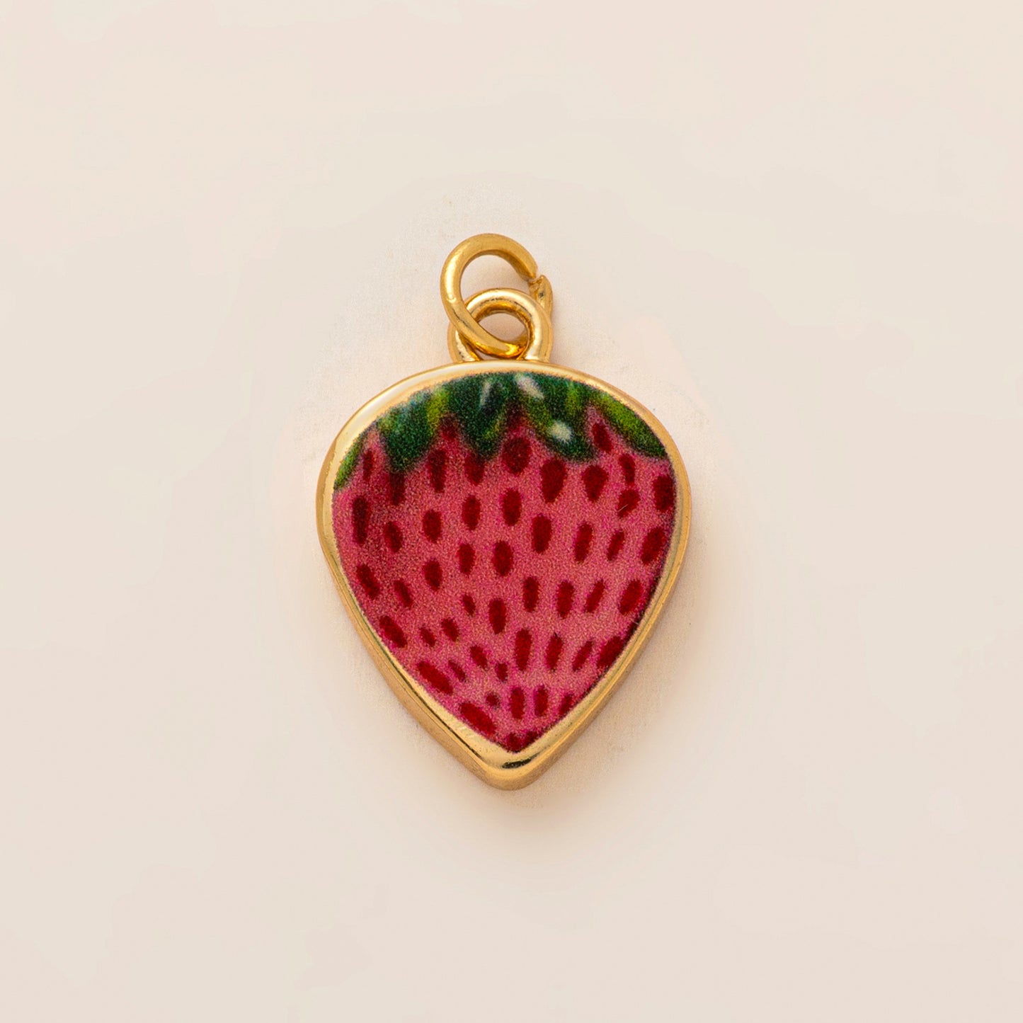 Minimalist Sweet Brass Plated Butterfly Heart Flower Charm Bar