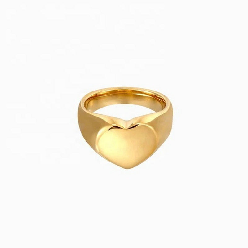 Minimalist Geometric Stainless Steel Ring with Rhinestone Accents for Women, Plated Band Design