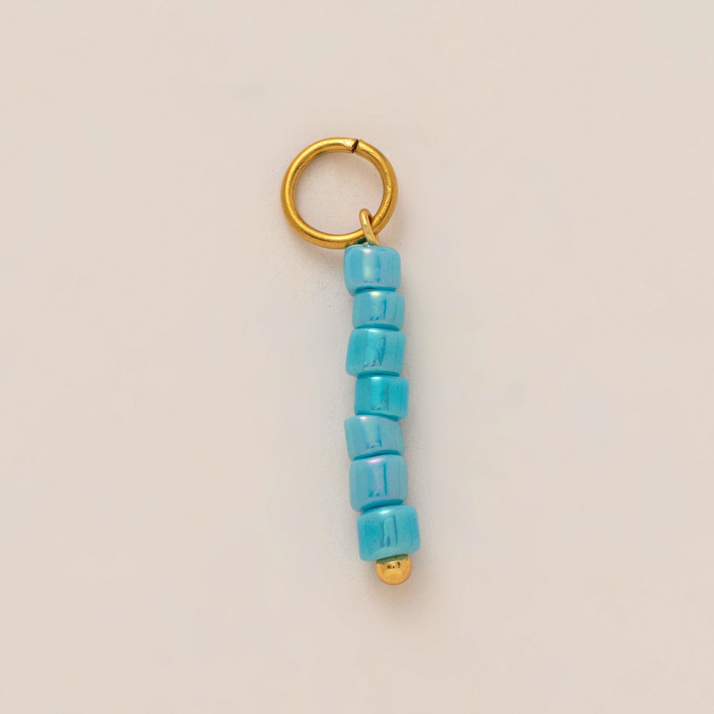 Minimalist Fruit Pattern Brass Bag Charm Keychain