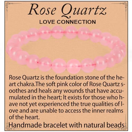 Natural Crystal Agate Round Beaded Stretch Bracelet Unisex