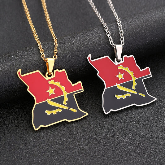 Fashion Geometric Stainless Steel Pendant Necklace with Titanium Steel Charm and Plated Finish for Unisex Wear