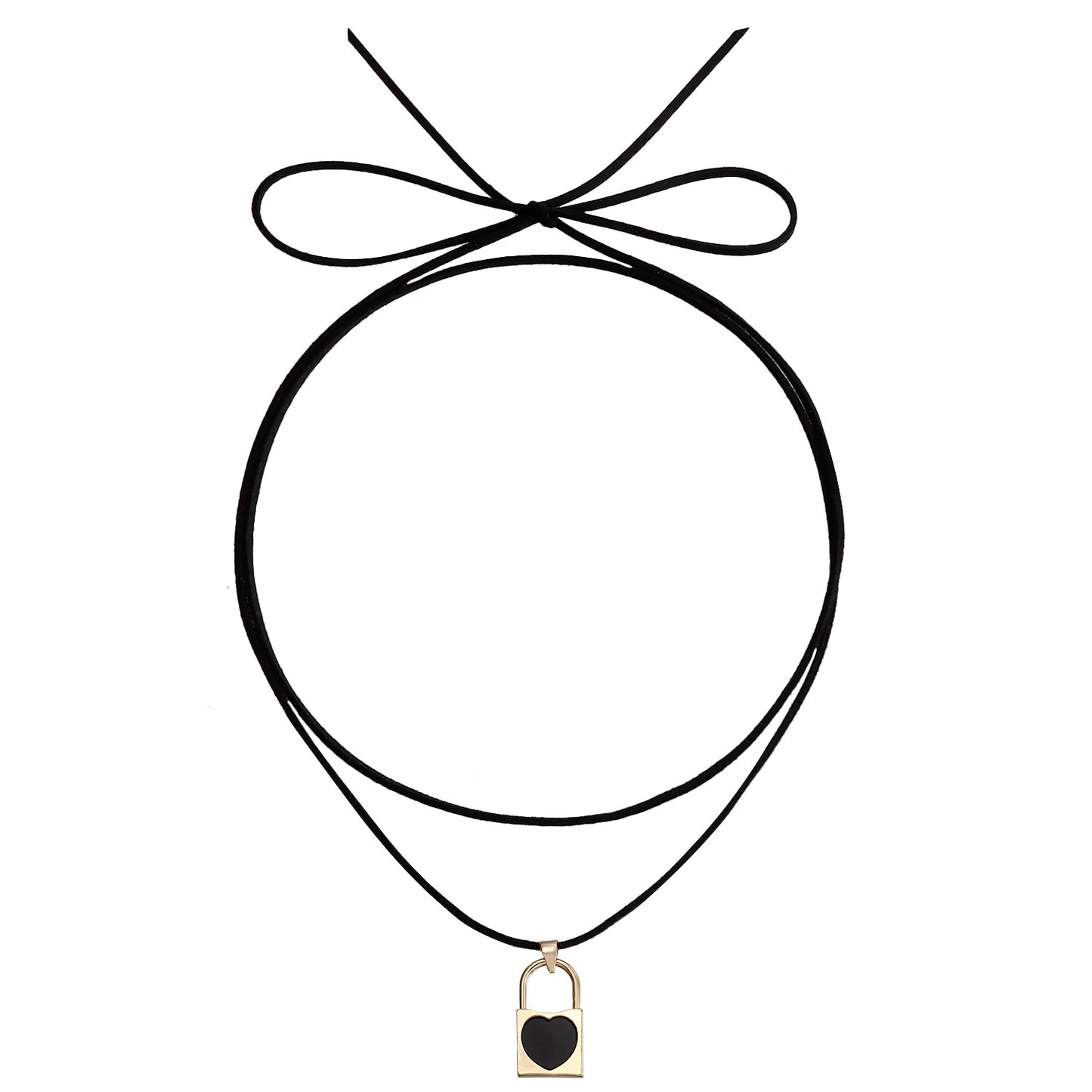 Minimalist Adjustable Black Butterfly Pendant Necklace in Alloy with Plated Finish for Women