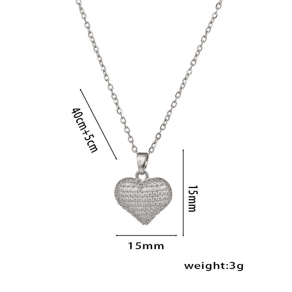 Minimalist Geometric Four-Leaf Clover Pendant Necklace for Women in Titanium Steel with Electroplated Finish