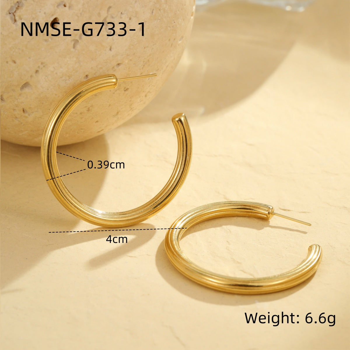 Minimalist Butterfly Stud Earrings in Stainless Steel with Plated Finish for Women