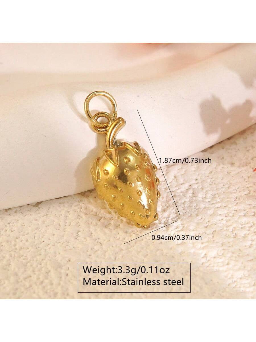 Vintage Heart Stainless Steel Plated Charm Bar Pendant
