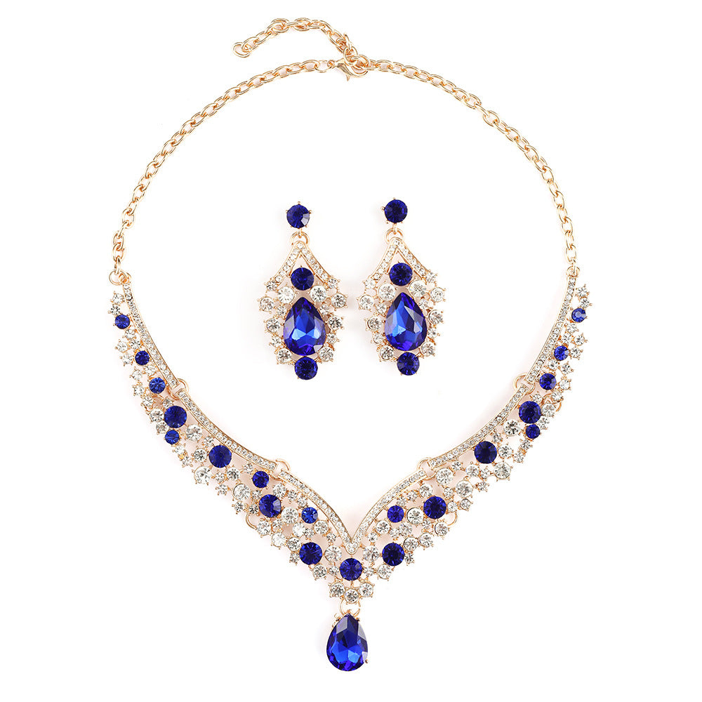 Vintage Style Floral Pattern Geometric Dot and Line Alloy Necklace Set with O-Chain and Matching Earrings for Women