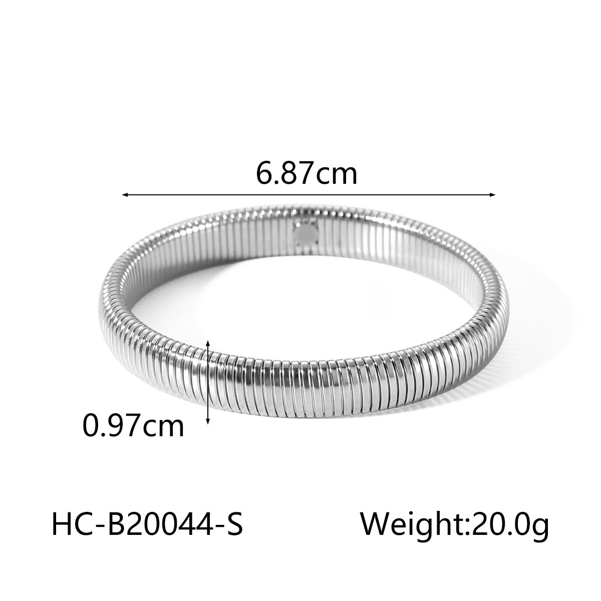 Minimalist Titanium Steel Elastic Snake Chain Bracelet with Rhinestone Inlay Geometric Design for Women