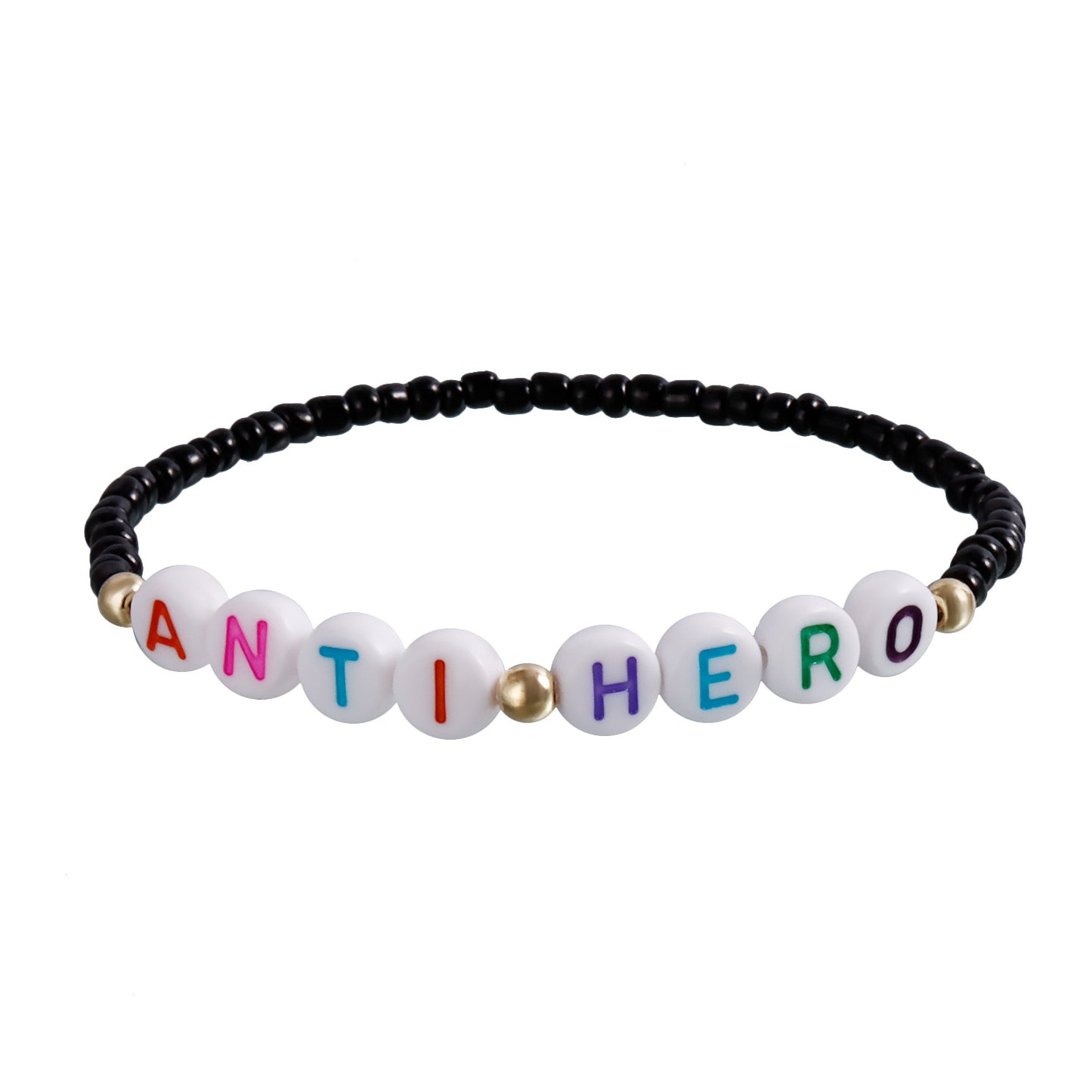 Bohemian Geometric Beaded Bracelet with Plated Finish for Women