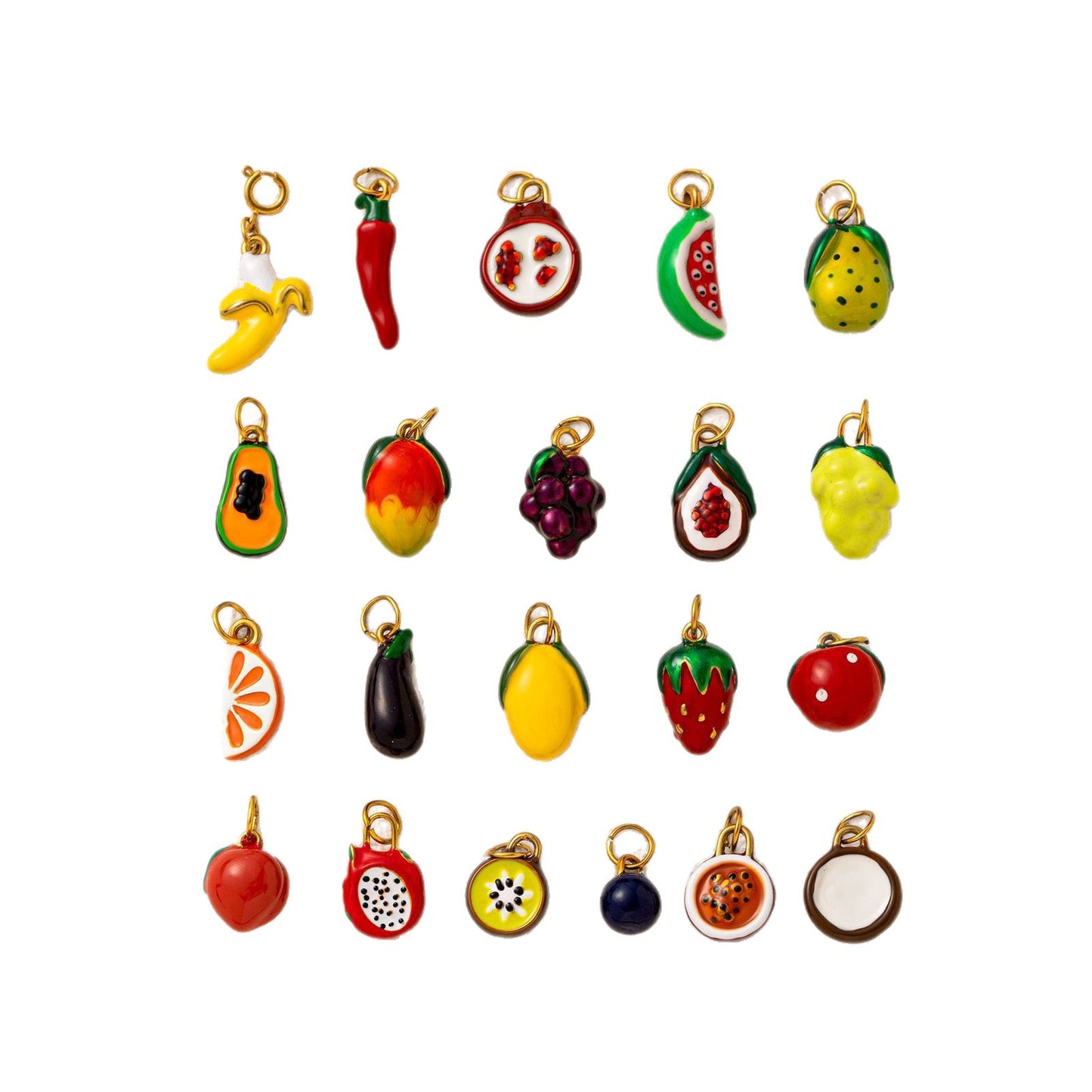 Sweet Fruit Stainless Steel PVD Plated Pendant
