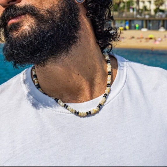 Bohemian Geometric Round Stainless Steel Necklace Cable Chain Unisex