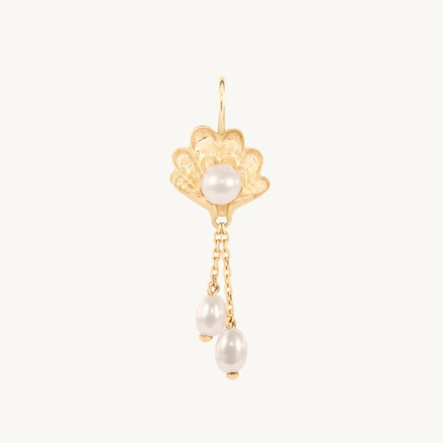 Vintage 14K Gold Plated Brass Drip Oil Angel Bee Charm Bar