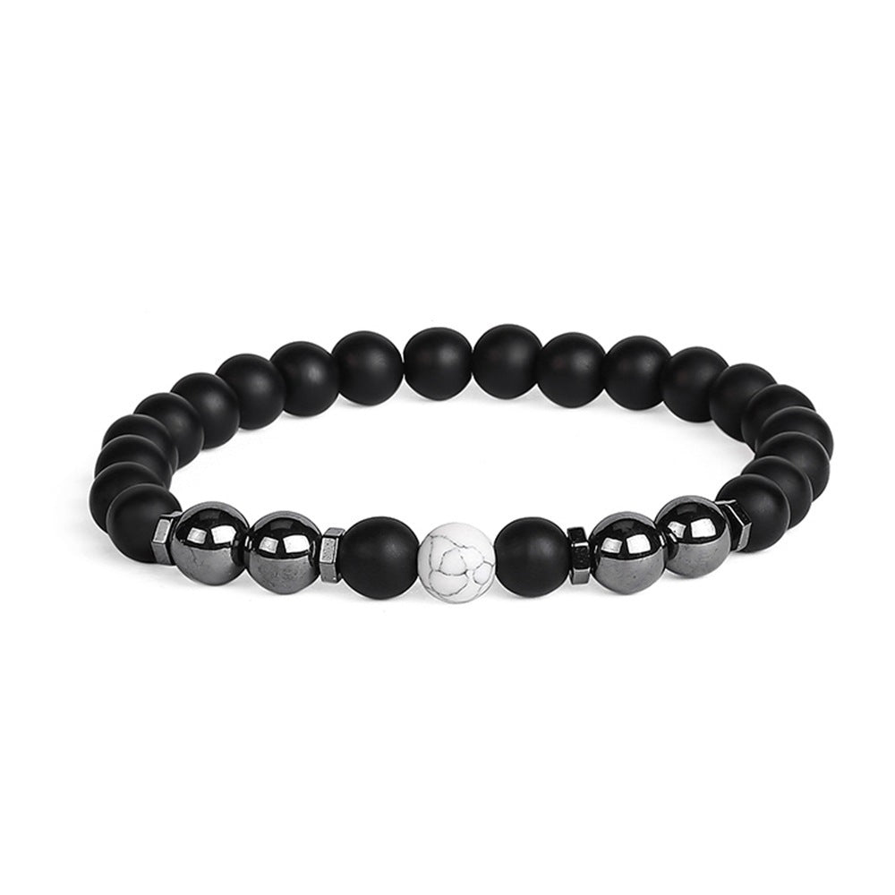 Geometric Magnetic Material Anklet for Unisex