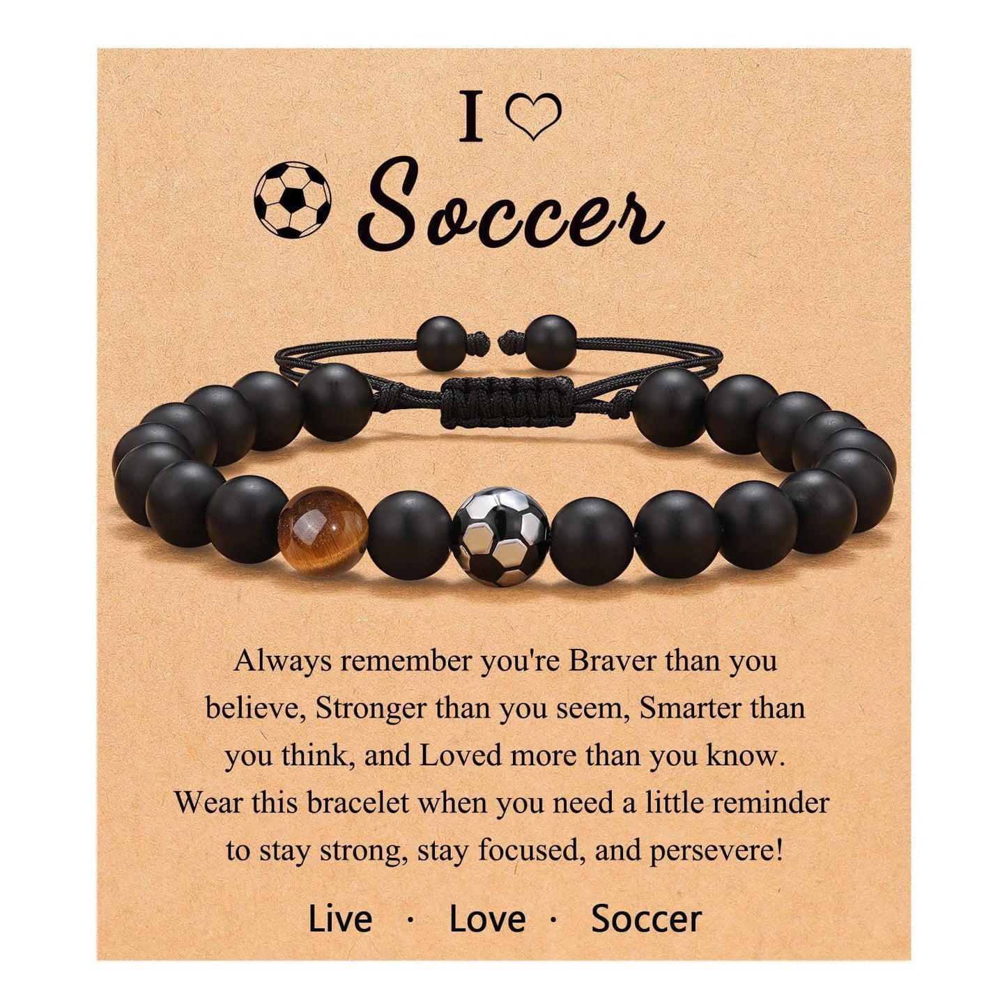 Sweet Zebra Print Heart Geometric Turquoise Beaded Bracelet