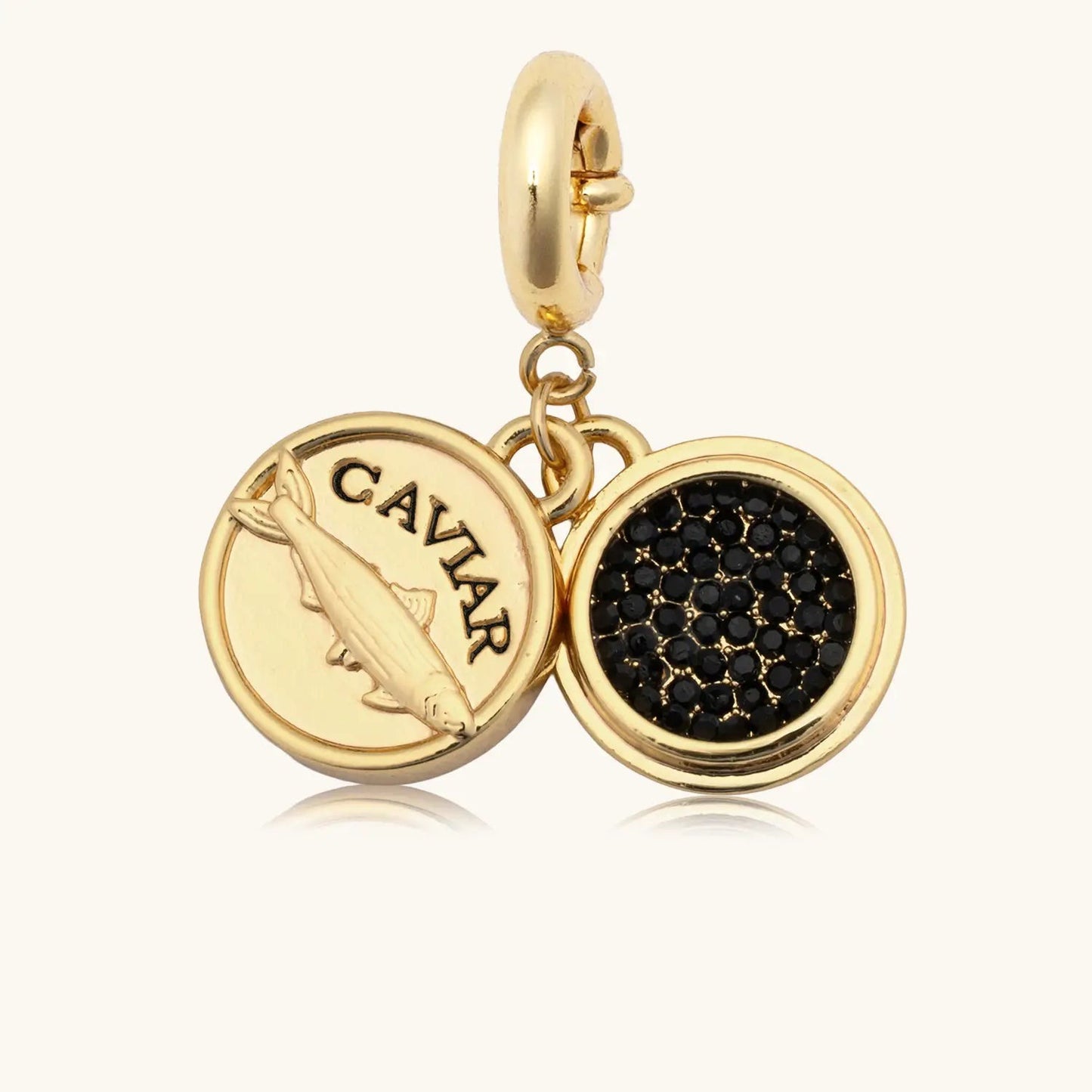 Vintage 18K Gold Plated Stainless Steel Camera Pendant Charm Bar for Women