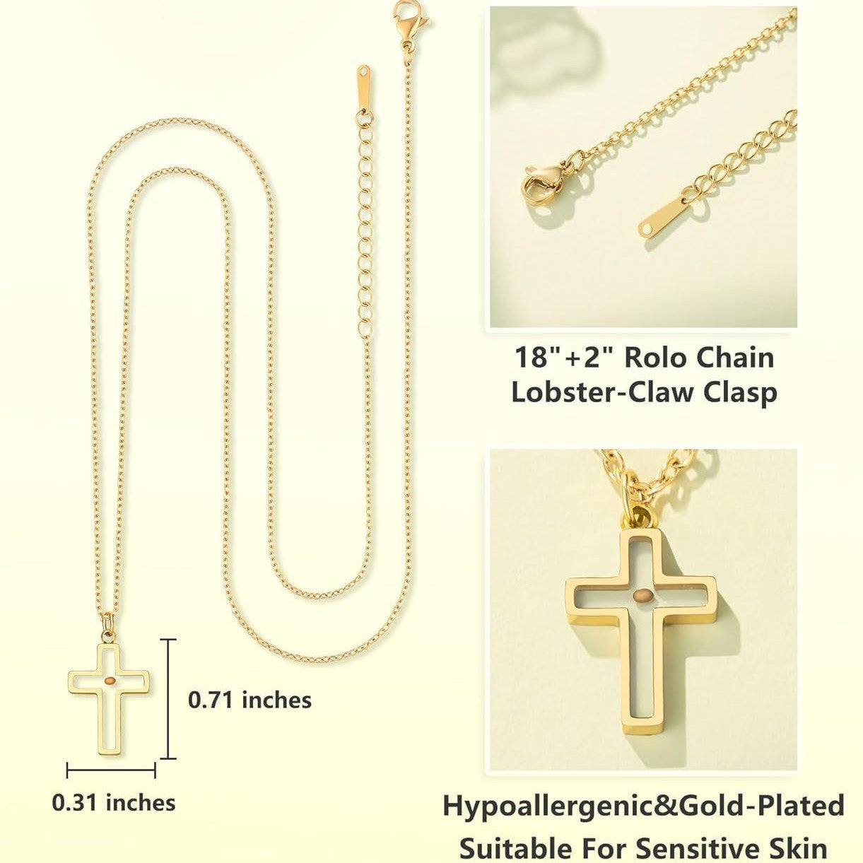 Casual Geometric Oval Stainless Steel Plated Necklace Curb Chain Unisex