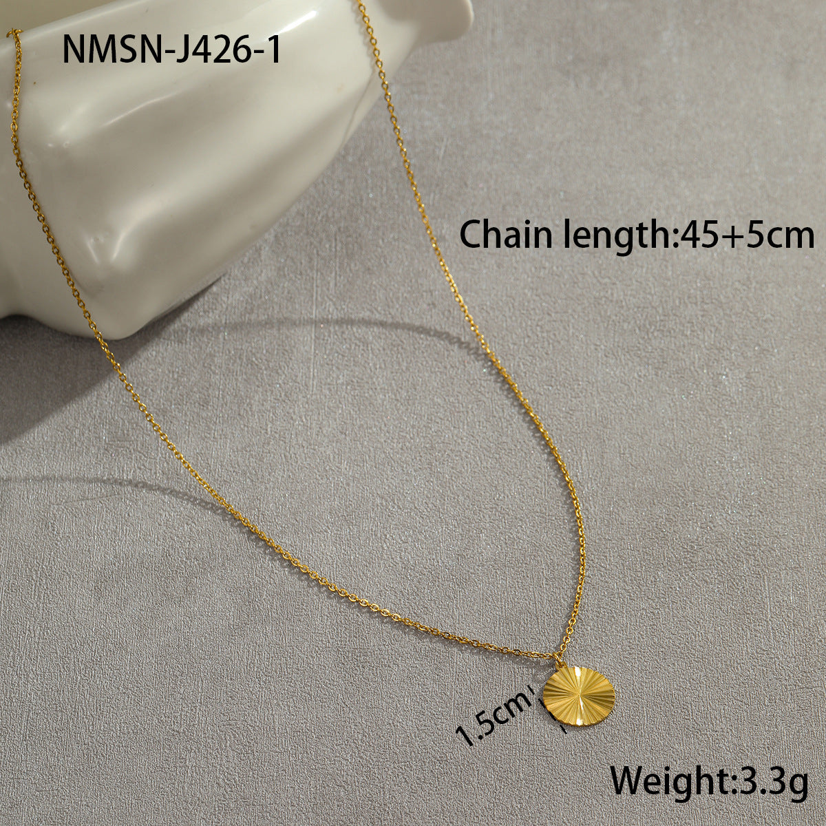 Collana alla moda in acciaio inossidabile a forma di cuore con placcatura in oro da donna, catena clavicola ipoallergenica