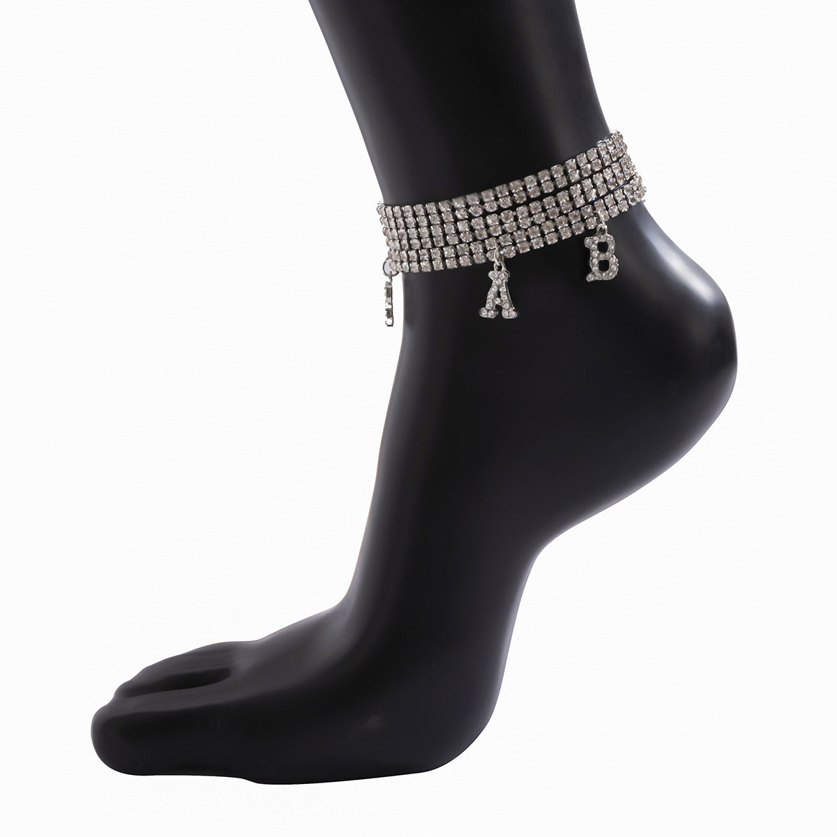 Set di bracciali da donna in lega con strass e lettere geometriche, stile minimalista, gioielli eleganti per matrimoni, souvenir di viaggio, regalo per dipendenti