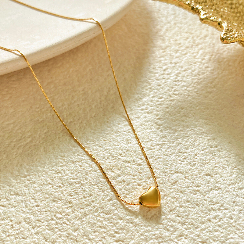 Minimalist Luxury Star and Floral Titanium Steel Plated Necklace for Unisex
