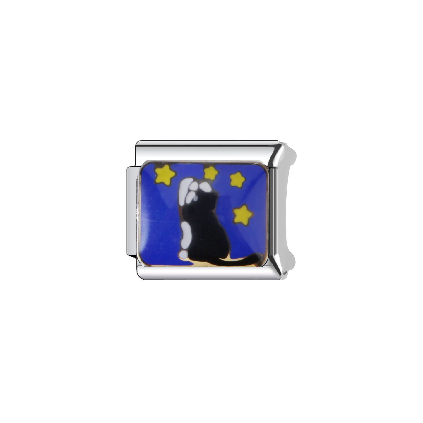 Cute Animal Planet DIY Charm Bar Stainless Steel Plated Bracelet Strap Unisex Gift