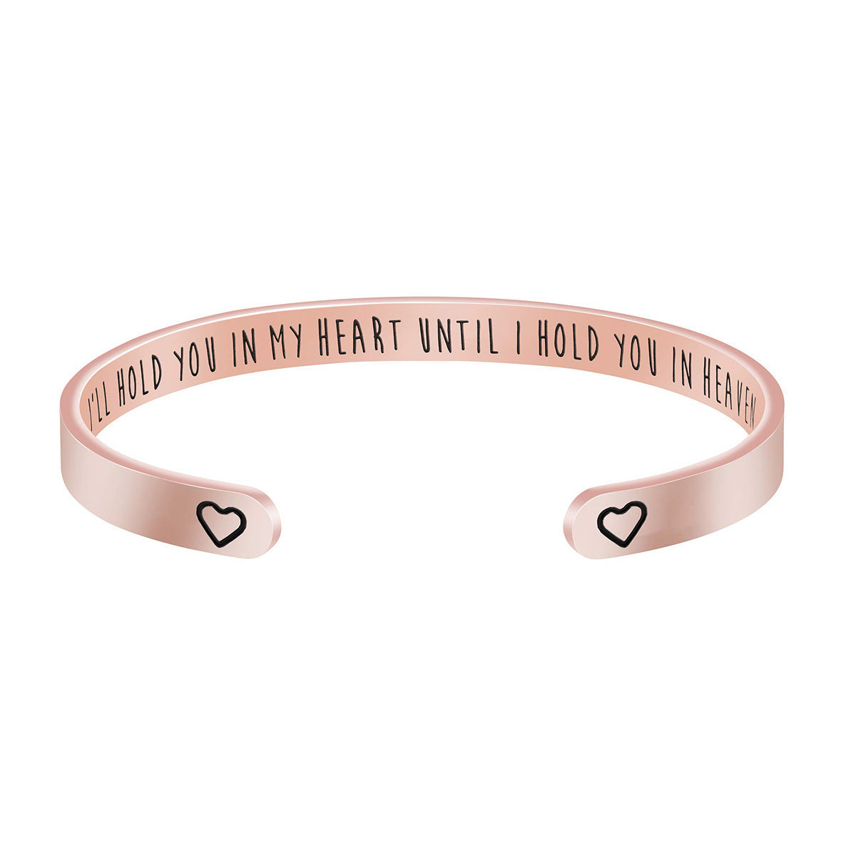 Pulsera de acero inoxidable de moda para mujer con acabado chapado, regalo ideal de Navidad, cumpleaños, Acción de Gracias para mamá